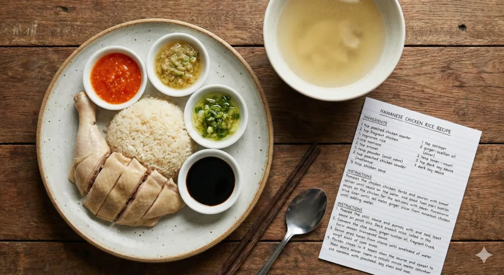 Hainanese Chicken Rice Recipe