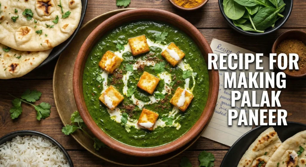 palak paneer recipe